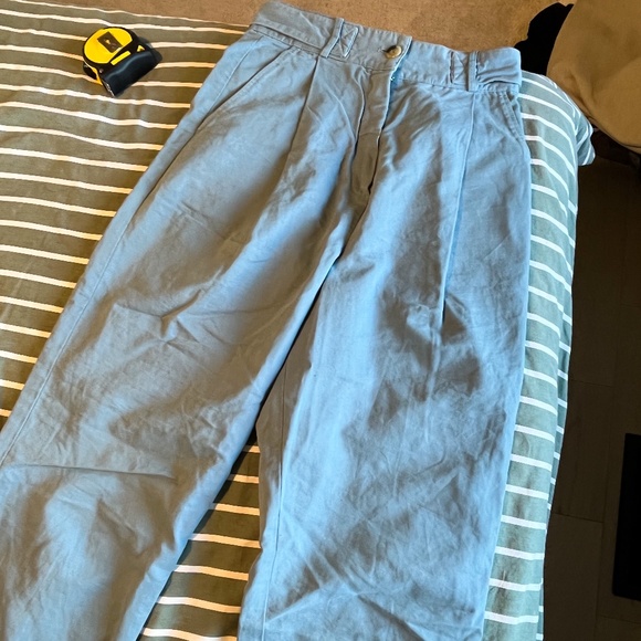 Aurelie Lecuyer Tie-Waist Pants / Trousers Linen / Cotton Material - Picture 3 of 11